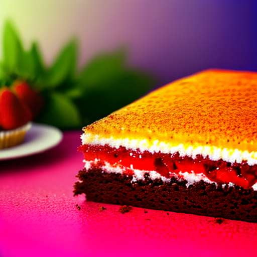 Bohemian Strawberry Time Travel Cake Recipe Prompt - Midjourney Image Generating - Socialdraft