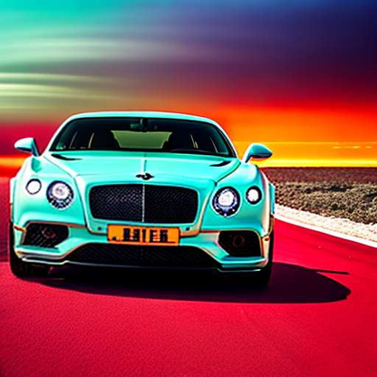 "Customizable Bentley Bacalar Midjourney Digital Abstract Art Prompt" - Socialdraft