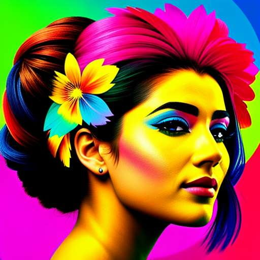 Mexican Pop Art Midjourney Prompt: Create your own bold and colorful masterpiece! - Socialdraft