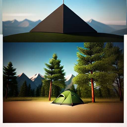 Camping Store A-Frame Sign Midjourney Image Generator - Socialdraft