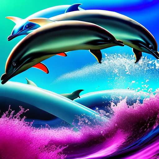 Dolphin Dreams Midjourney Prompt - Socialdraft