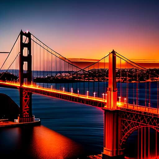 Golden Gate Bridge Midjourney Prompt - Text-to-Image Creation - Socialdraft