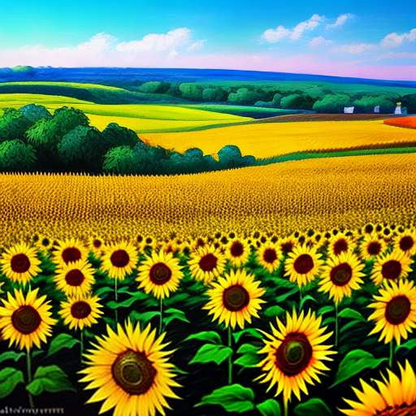 "Sunflower Midjourney: Create Your Own Unique Warm Sunflower Artwork" - Socialdraft