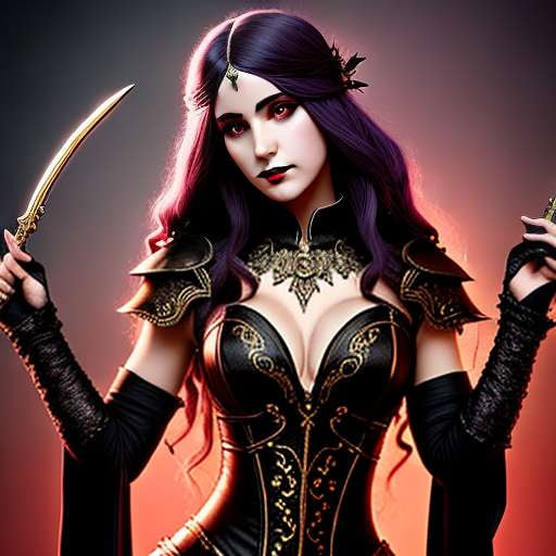 Fantasy Sorceress Warrior Midjourney Prompt: Create Your Own Epic Adventure - Socialdraft