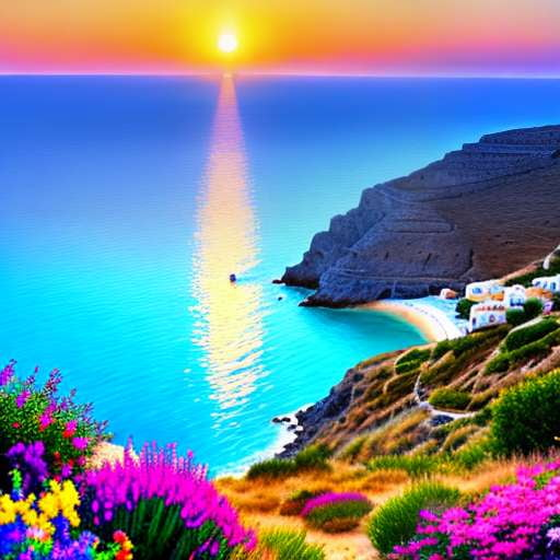 Enchanting Greek Island Views Midjourney Prompt - Socialdraft