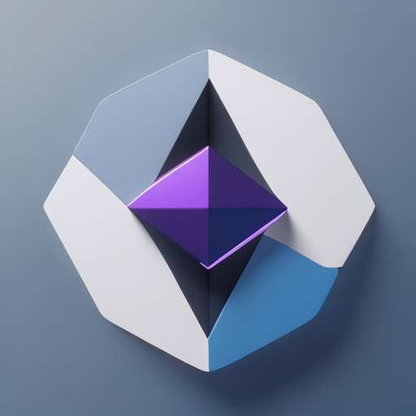Polygon Metaverse Logo Generator - Customizable Text-to-Image Prompts - Socialdraft