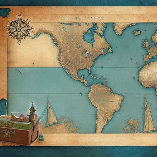 Custom Pirate Maps Midjourney Prompts - Design Your Own Treasure Map - Socialdraft