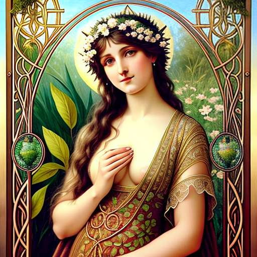 Gardenia Goddess Midjourney Prompt - Customizable Floral Art for Your Home - Socialdraft
