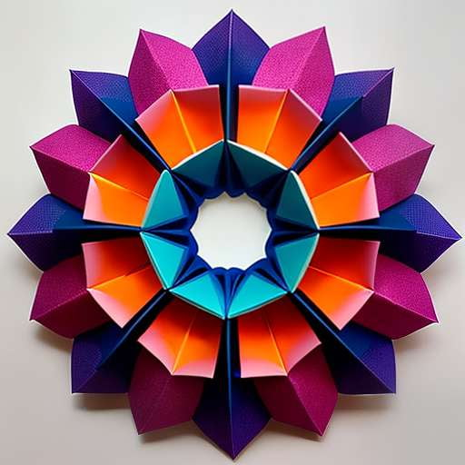 Kusudama Origami Fan Midjourney Prompt: Customizable DIY Paper Craft Design - Socialdraft