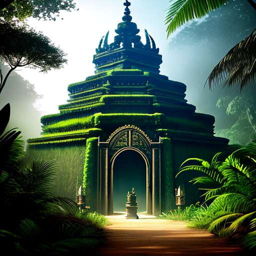 Lost Temple Midjourney Image Prompt for Adventure or Fantasy Scenes - Socialdraft