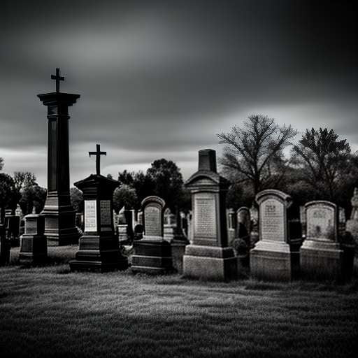 Scary Cemetery Midjourney Prompt: Create your own Terrifying Tombstones - Socialdraft