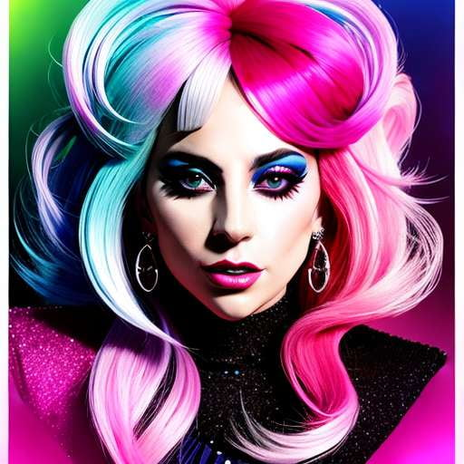 "Gaga-Inspired Fashion Illustration Midjourney Prompt - Create Your Own Custom Masterpiece" - Socialdraft