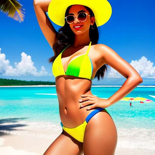 Brazilian Cut Bikini Text-to-Image Midjourney Prompt - Socialdraft
