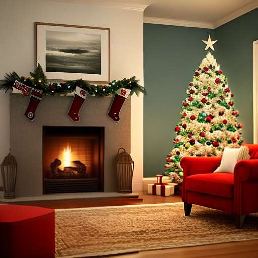 Charming Christmas Home Midjourney Prompt: Create Festive Decor! - Socialdraft