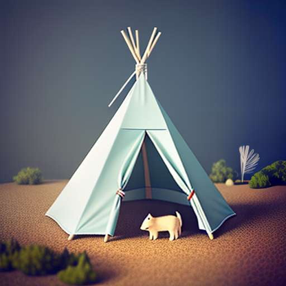 Dreamy Forest Teepee Midjourney Prompt - Create Your Own Magical Teepee Adventure - Socialdraft