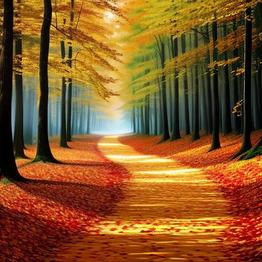 Autumn Forest Midjourney: Create Your Own Scenic Pathway Artwork - Socialdraft