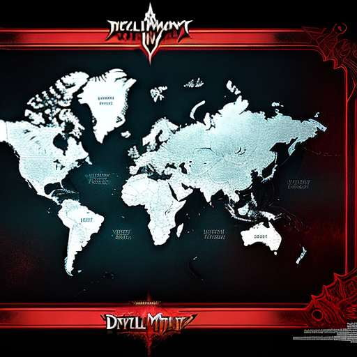 Devil May Cry Midjourney World Map Prompt - Socialdraft