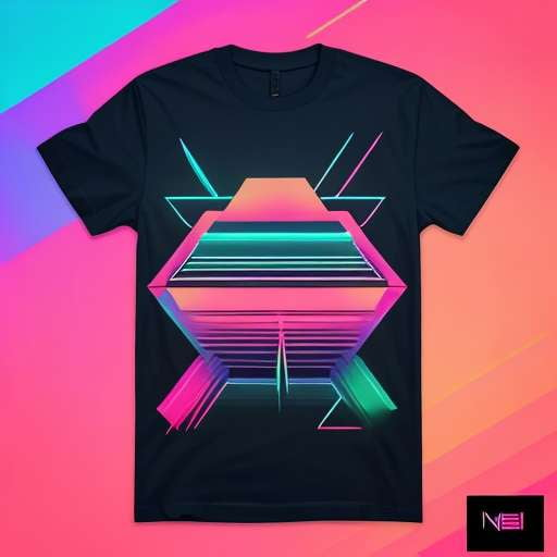 "Synthwave Dreams" Customizable T-shirt Designs - Midjourney Prompts - Socialdraft