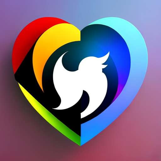 "Run with Heart" Logo Midjourney Prompts - Socialdraft
