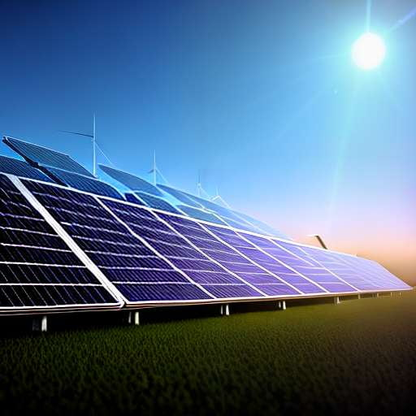 Precision Solar Farming Midjourney Generator - Socialdraft