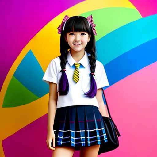Anime Schoolgirl Midjourney Generator - Create Your Own Custom Character - Socialdraft