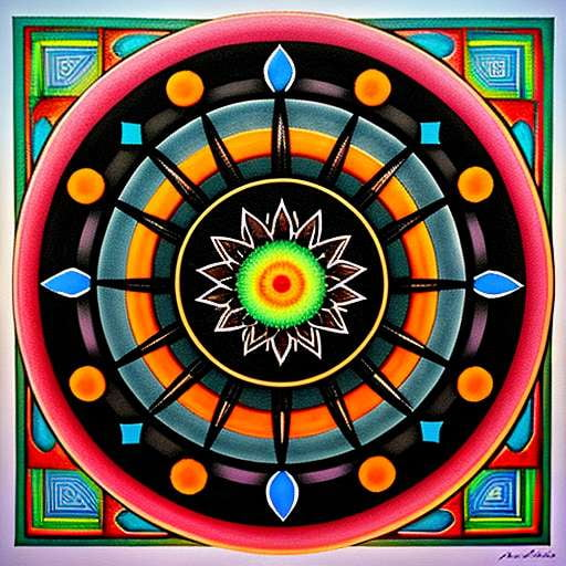Mayan Mandala Midjourney Prompt: Create Your Own Unique Mayan Artwork! - Socialdraft