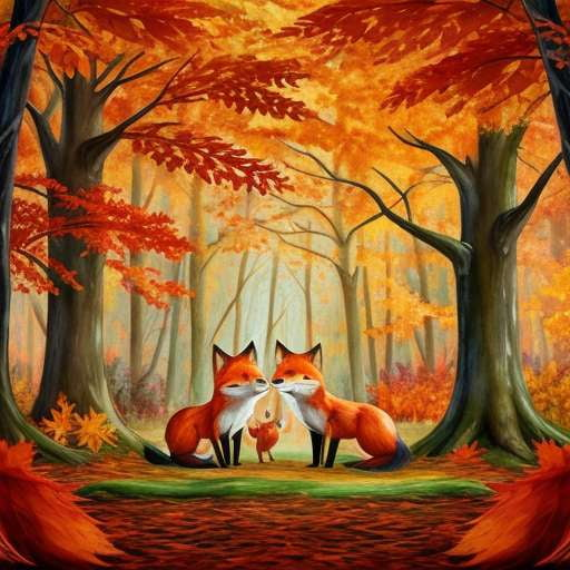 Autumnal Animals Midjourney Prompts for Creative Creations - Socialdraft
