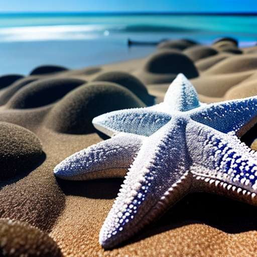 Seaside Starfish Sculpture Midjourney Prompt for Custom Art Creation - Socialdraft
