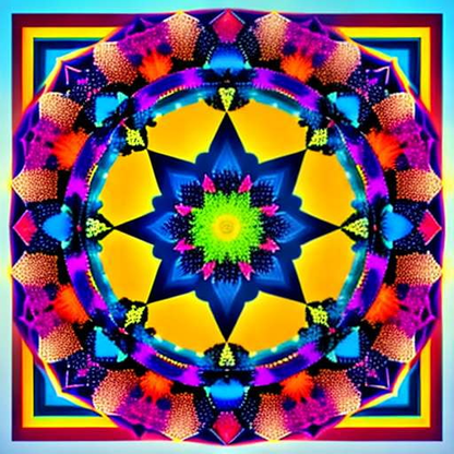 Geometric Mandala Midjourney Prompt – Customizable Text-to-Image Creation - Socialdraft