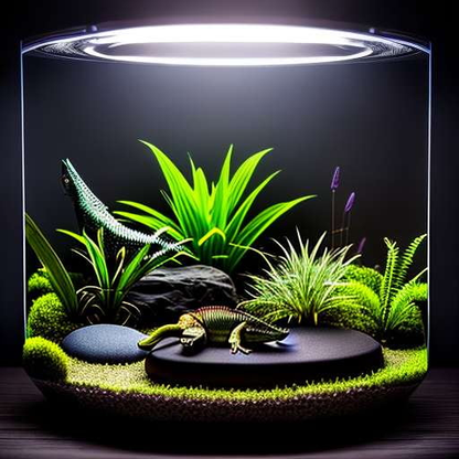 Scenic Reptile Terrarium Midjourney Prompt - Generate Custom Vivarium Art - Socialdraft