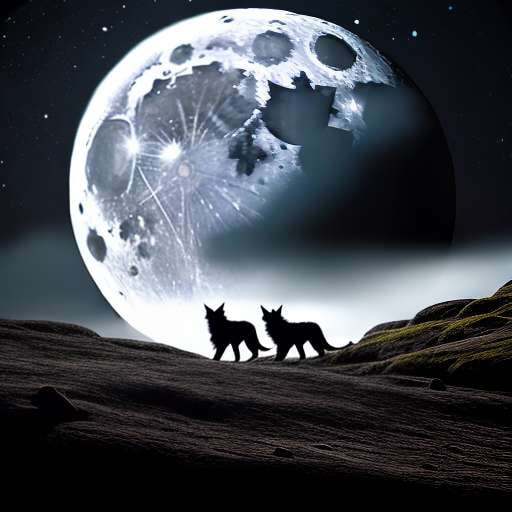 Full Moon Werewolf Pack Midjourney Prompt - Socialdraft