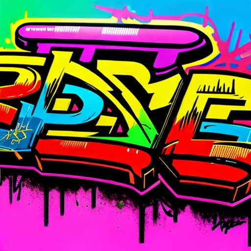 "Retro Graffiti Art Midjourney Prompt for 80s Vibe" - Socialdraft