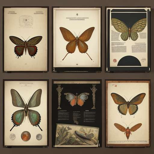 Scientific Illustrations Posters - Vintage Style Prints for Home Decor & Study Room - Socialdraft