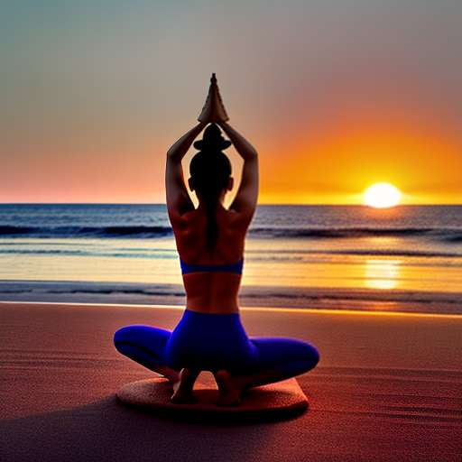 Shoreline Yoga Midjourney Image Prompts for Creative Sessions - Socialdraft