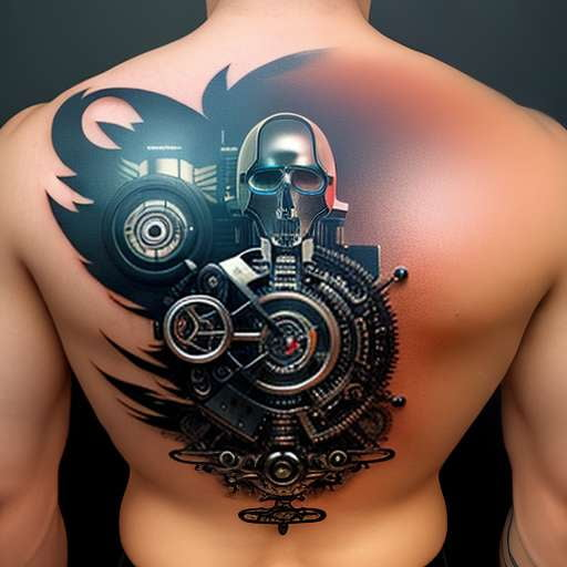 Futuristic Biomechanical Tattoo Midjourney Prompts - Socialdraft