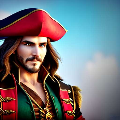 Captain Hook Cosplay Outfit Midjourney Creation for Perfect Pirate Look