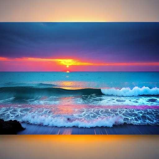 Ocean Sunset Midjourney Prompt - Create your own breathtaking sunset scene - Socialdraft