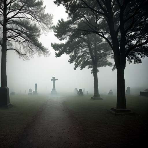 Mysterious Burial Grounds Midjourney Generator - Create your own eerie scene - Socialdraft