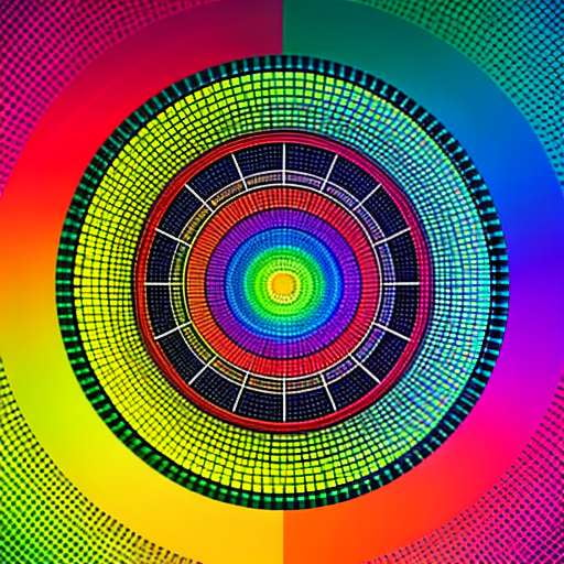 Rainbow Mosaic Customizable Midjourney Prompts for Unique Art Creation - Socialdraft