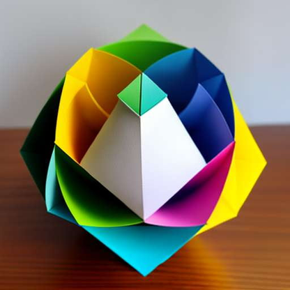 Modern Kusudama Origami Midjourney Prompt - Socialdraft
