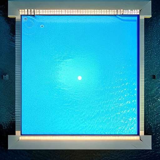 Moonlit Heart-Shaped Pool - Midjourney Art Prompt for Image Generation - Socialdraft
