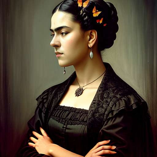 Dark and Edgy Female Portrait Midjourney Prompt - Customizable Art Inspiration - Socialdraft