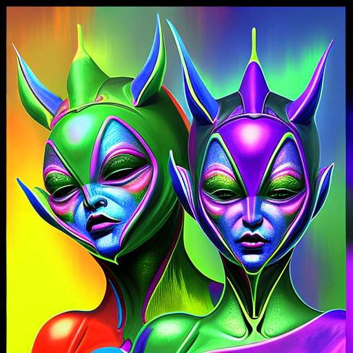 Custom Midjourney Prompts for Creating Unique Evil Alien Female Characters - Socialdraft
