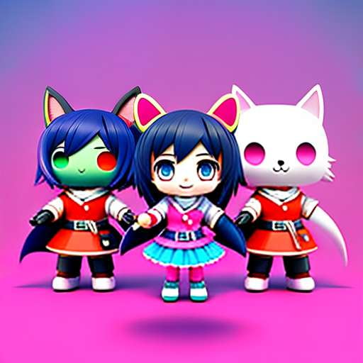 Chibi Anime Character Midjourney Generator - Cute and Customizable! - Socialdraft
