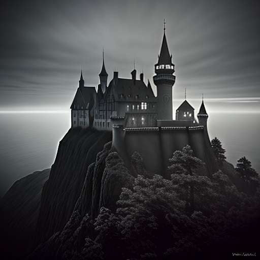 Black Castle Midjourney Image Prompt: Create Your Own Stunning Fortress! - Socialdraft