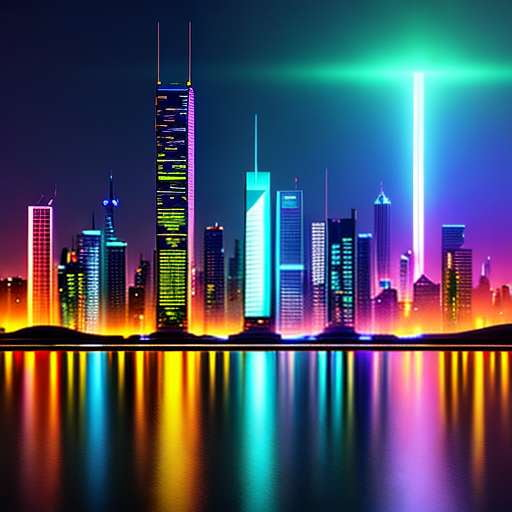 Bright City Midjourney Image Prompt - Create Your Own Cityscape Masterpiece - Socialdraft
