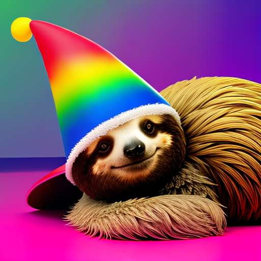 Sloth Party Midjourney Prompt - Socialdraft