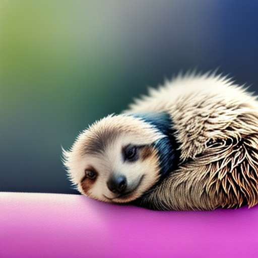Sloth and Kittens Midjourney Prompt: Adorable Animal Art for Custom Creation - Socialdraft