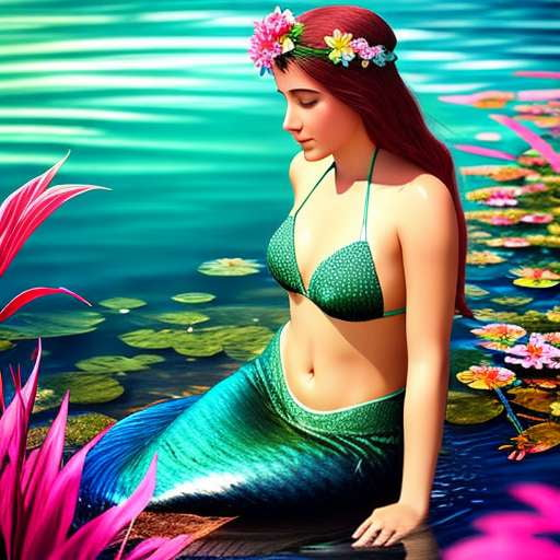 Mermaid Lagoon Midjourney Bikini Design Prompt - Socialdraft