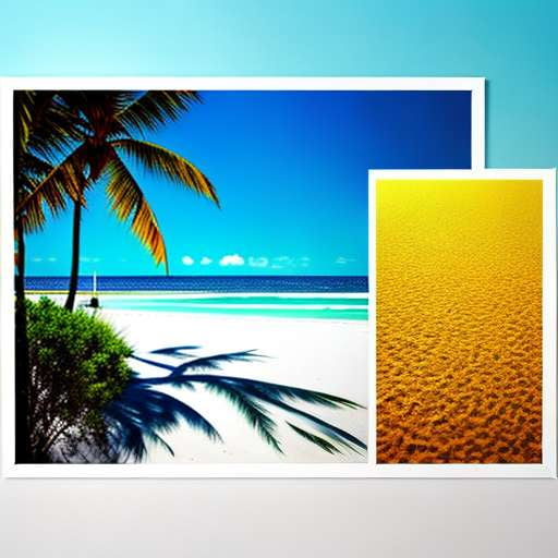 Beach Vacation Midjourney Collage. - Socialdraft
